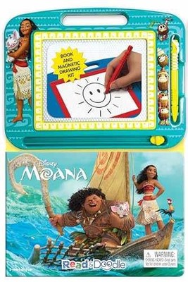 Disney Moana Read & Doodle - - Board book, by Phidal Publishing Inc. - Very Good