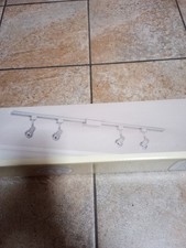 Portfolio 42" 4 -Light Silver Linear Track Lighting Kit with Step Pivoting Heads