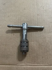 Vintage Unbranded T Handle Tap Wrench Machinist tool USA !