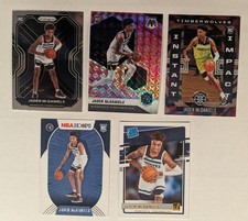 Jaden McDaniels Rookie Cards Minnesota Timberwolves 5 RC's Insert Pink PRIZM 🔥