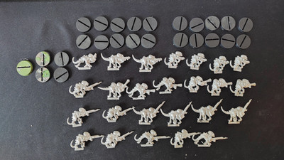 Warhammer 40k Vintage Tyranids Termagants Metal Lot of 25 Rogue Traders - OOP