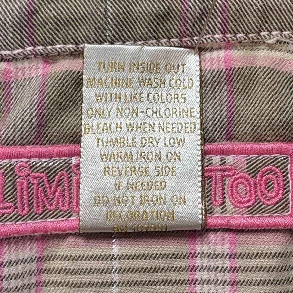 Jaqueta Vintage Anos 2000 Limitada Muito Cropped Meninas 12 Xadrez Y2K Chiclete Coquette - Imagem 4 de 4