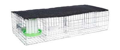 Bird B Gone - Pigeon Trap - Spacious 35''x16''x8'' Cage for Up to 12 Birds - Sha...