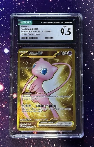 Mew ex Scarlet & Violet 151 205/165 Hyper Rare Holo CGC 9.5 Pokémon TCG