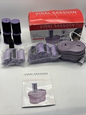 Vidal Sassoon Professional 20-piece Ionic Molecular Steam Setter MISSING 2 Jumbo