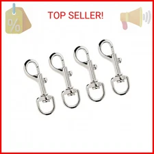 Penta Angel 4Pcs Dog Leash Clasp Heavy Duty Snap Hooks Clips Pet Leashes Key Cha