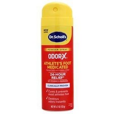 Dr. Scholl's Odor-X Athlete's Foot Medicated Powder Spray 4.7 oz