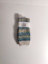 b studio -women's socks - white- Cashmere Blend - Made in USA **K1**