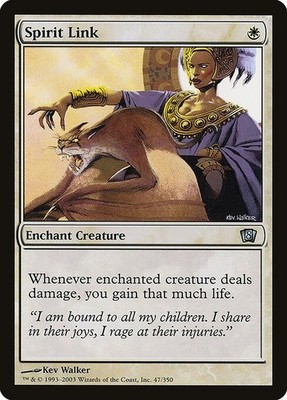 Spirit Link NonFoil Eighth Edition 47 Star NM MTG