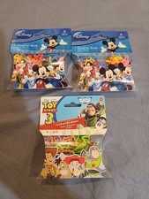 Disney Characters Elastic Bracelets Silly Bandz Mickey Minnie Lot Of 3 Packs