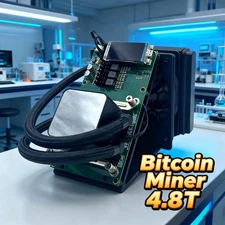 NerdQaxe++ 4.8TH/s Air-Cooled Bitcoin Miner 4Pcs BM1370 | 2.4G WiFi SHA-256 ASIC