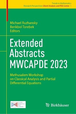 Extended Abstracts MWCAPDE 2023 - 9783031416644