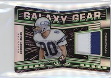2019 Obsidian Galaxy Gear Relics Electric Etch Green 25/25 Steve Largent HOF uk2
