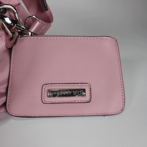 Pink Madden Girl Womens Weekender Duffel Bag Dome Wallet Set Detachable Strap - Picture 2 of 18