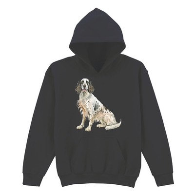 English Setter Hund Tiere Kinder Hoodie Tierrasse Kinder Kapuzenpullover