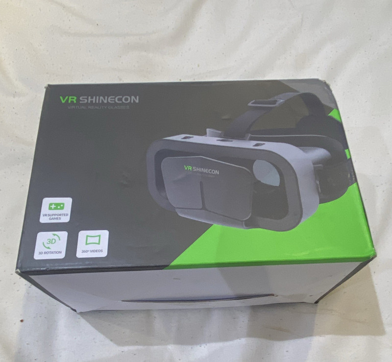 VR Shinecon G10 Smartphone VR Headset Virtual Reality Glasses 7.2in Black
