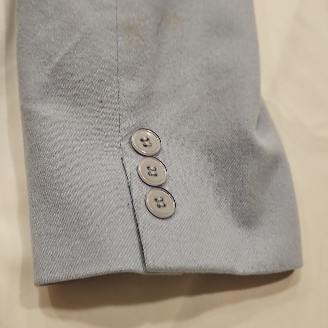 Women’s Pendleton Wool Blazer 14 Solid Blue Smoot… - image 10