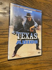 Texas Adios DVD, 1966 Franco Nero Spaghetti Western Anchor Bay Rare Oop Baldi