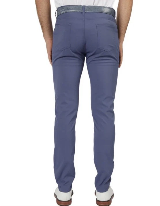 Calça Stitch’s Britches Masculina 38x32 (27 Crown Heston Five Pocket Golf Performance - Imagem 3 de 4