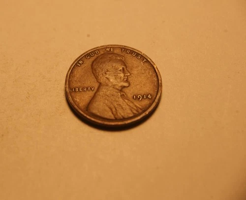 1914 P LINCOLN CENT  FINE 5