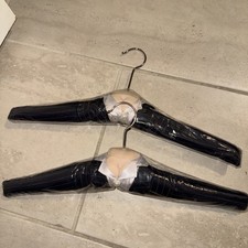 Padded hangers/ tuxedo design, lot of 2 New Blue