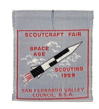 1959 woven San Fernando Valley Council patch;...