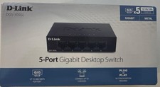 D-Link DGS-105GL 5-Port Gigabit Desktop Switch. Brand New Sealed