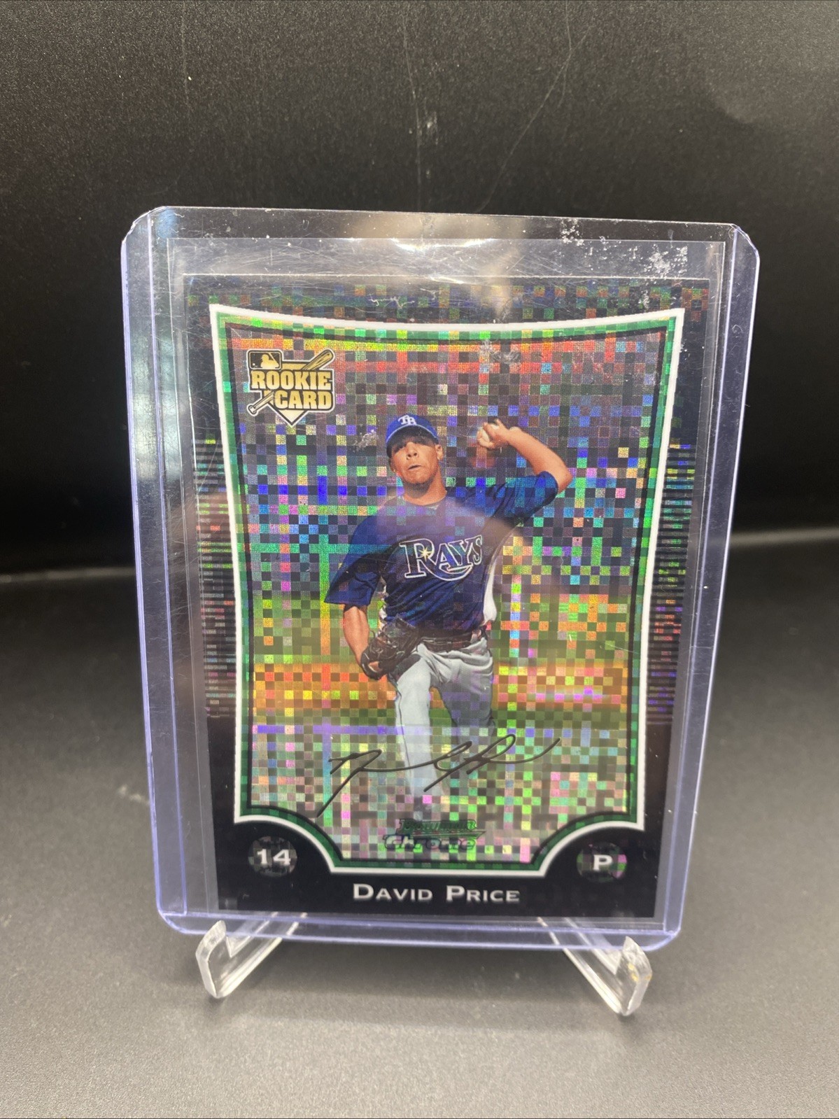 2009 Bowman Chrome X-Fractors #213 David Price RC /250