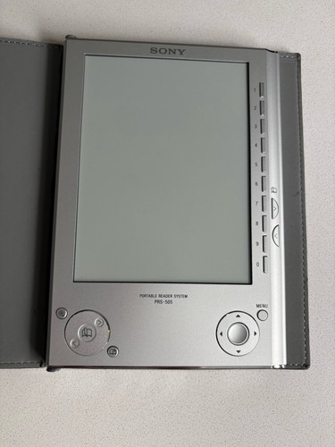 Sony PRS-505 Silver Digital Ebook Portable Reader System in Box Tested - Afbeelding 2 van 23