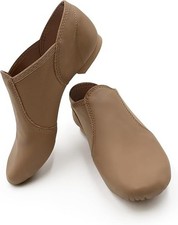 New Capezio EJ2 E-Series Leather Jazz Shoes - Caramel - Child Size 3 / Adult 3