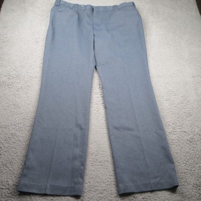 Circle S Western Dress Pants Mens 40x32 Gray Classic Fit Polyester Trouser