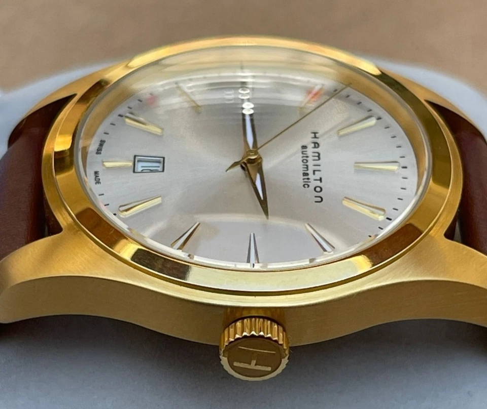 Reloj para hombre Hamilton Khaki Field esfera blanca 42 mm movimiento automático eta 2846 Foto 4 de 4