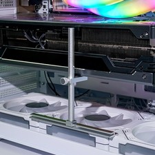 Aluminum Graphics Card Holder, Adjustable for Any Setting for Desktop Computer