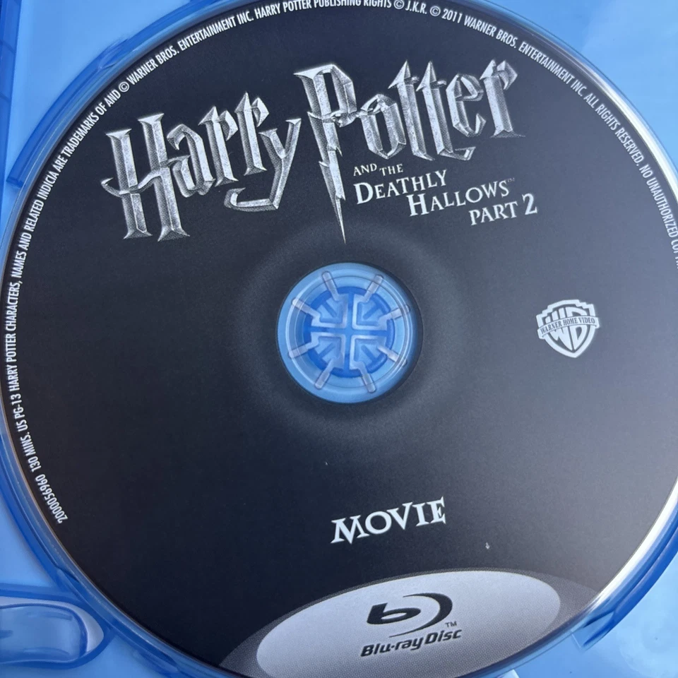 Harry Potter and the Deathly Hallows Part 2 (Blu-Ray, 2011) 2D/3D FREE SHIPPING - Image 4 of 4