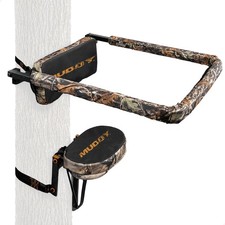 Muddy Outdoors Universal Hunting Tree Stand Reliable Flip Up Shooting Rail Rest Muddy Outdoors Universal Hunting Tree Stand Reliable Flip Up Shooting Rail Rest