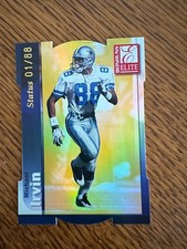 1999 DONRUSS ELITE 46 MICHAEL IRVIN STATUS 01/88 THIS IS #1