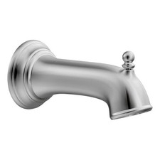 Moen 3857 Brantford 7-1/4" Wall Mounted Tub Spout with Diverter - Chrome
