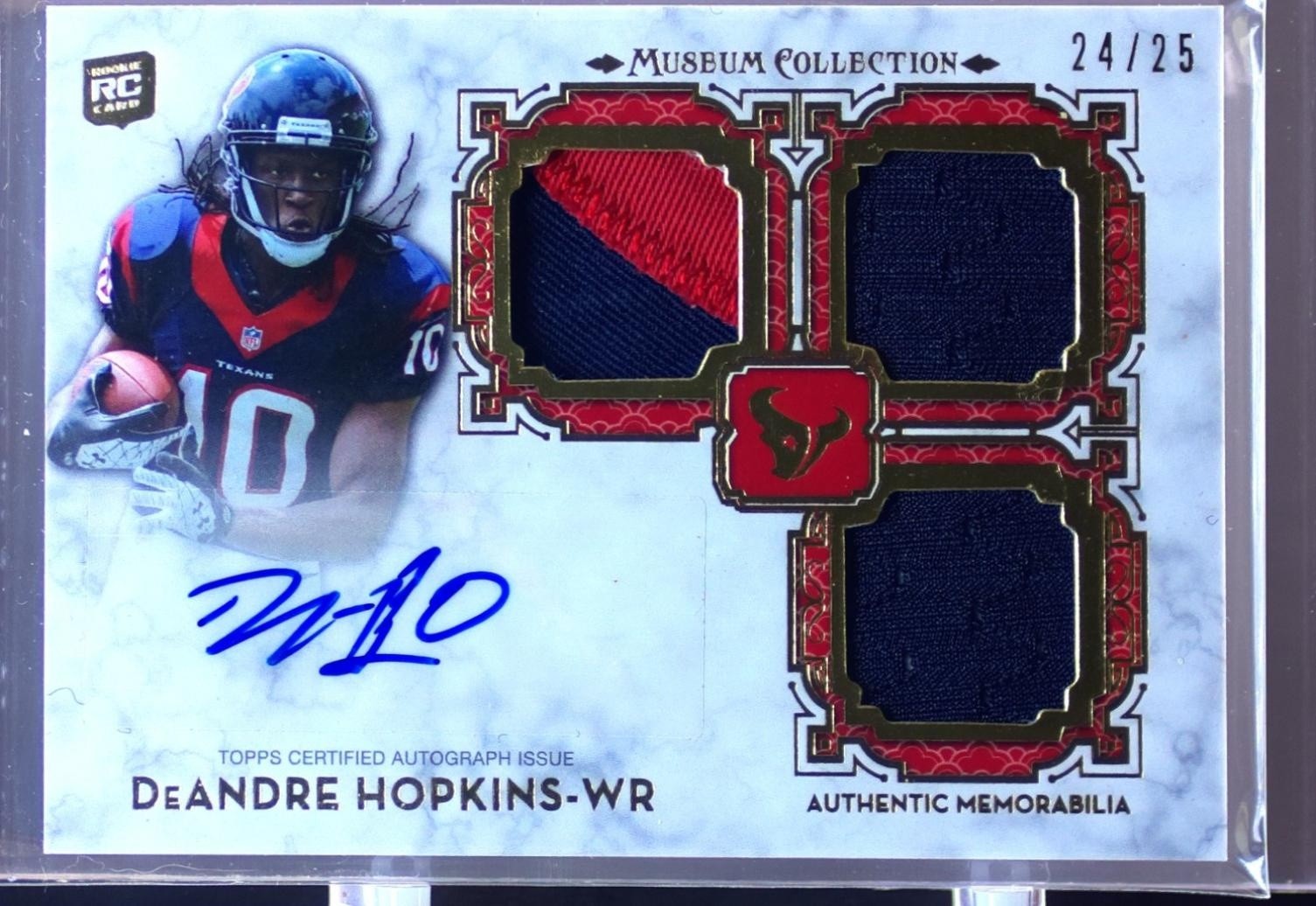 DeAndre Hopkins Topps Museum Collection Signature Series #DH Base