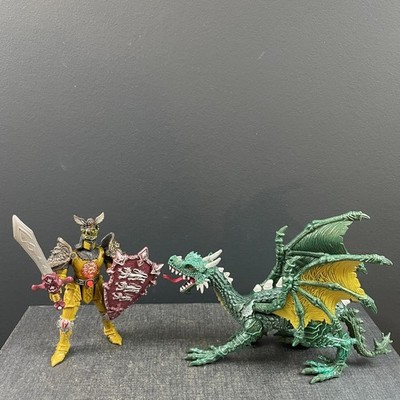 Chap Mei Dragon Curse Lionheart 4,5'' and Dragon Scilla 8'', Action Figures