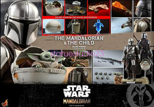 Hot Toys TMS015 Star Wars 1/6 The Mandalorian & The Child Set Deluxe Version