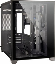Inter-Tech C-501 Aspect, Tower-Gehäuse schwarz, Tempered Glass x 2
