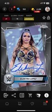 Topps Slam WWE 2025 Chrome Black Signature - Elektra Lopez 10cc LEGENDARY