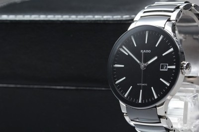 Rado Centrix 658.0941.3 Black Dial Date AT 38mm Swiss Made Watch (15.5cm Wrist )