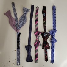 Lot of 5 Bow Ties Pre-tied Brooks Brothers Seigo JF Bruun  Stengade