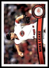 Mike Leake 2011 Topps #516 Cincinnati Reds MLB READ FREE SHIPPING AutographDen