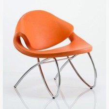 Beau Chair - Orange Chair - Funky Chair - Mid Century design - NEW