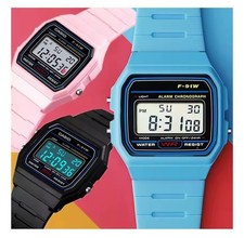 Orologio Digitale Sportivo Uomo Donna LED Vintage Silicone Multifunzione