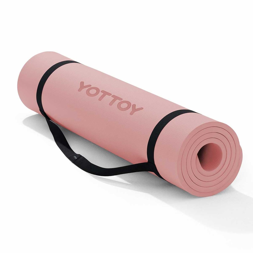Extra Thick 1/2 Inch TPE Yoga Mat - Non-Slip Professional Exercise Mat