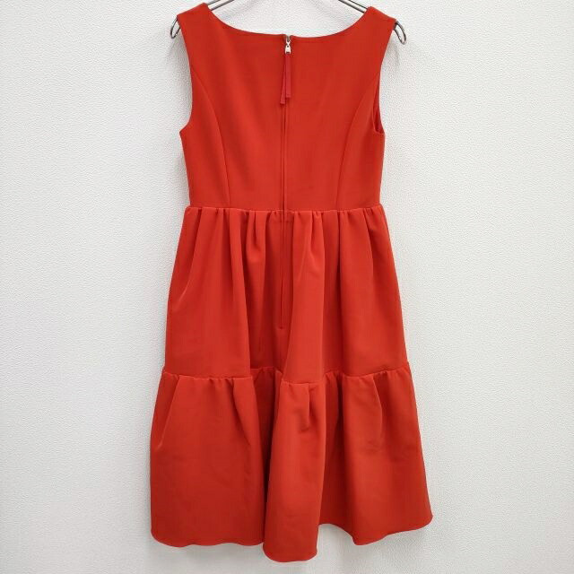 Foxy York Modern Empire Sleeveless Dress Red Size 38 Women