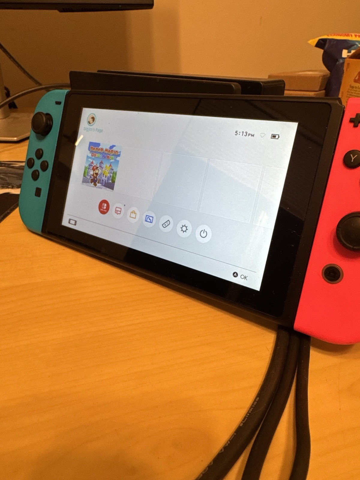 Nintendo Switch Console HAC-001(-01) w/ Dock Neon Red/Blue Joy-Con